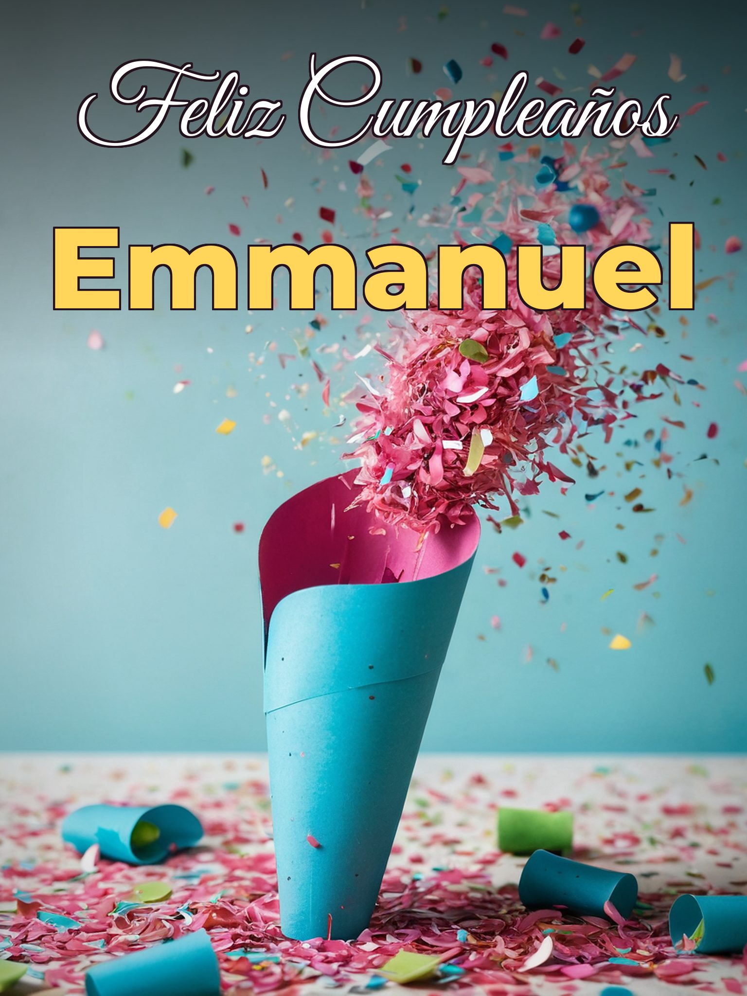 Feliz cumpleaños emmanuel