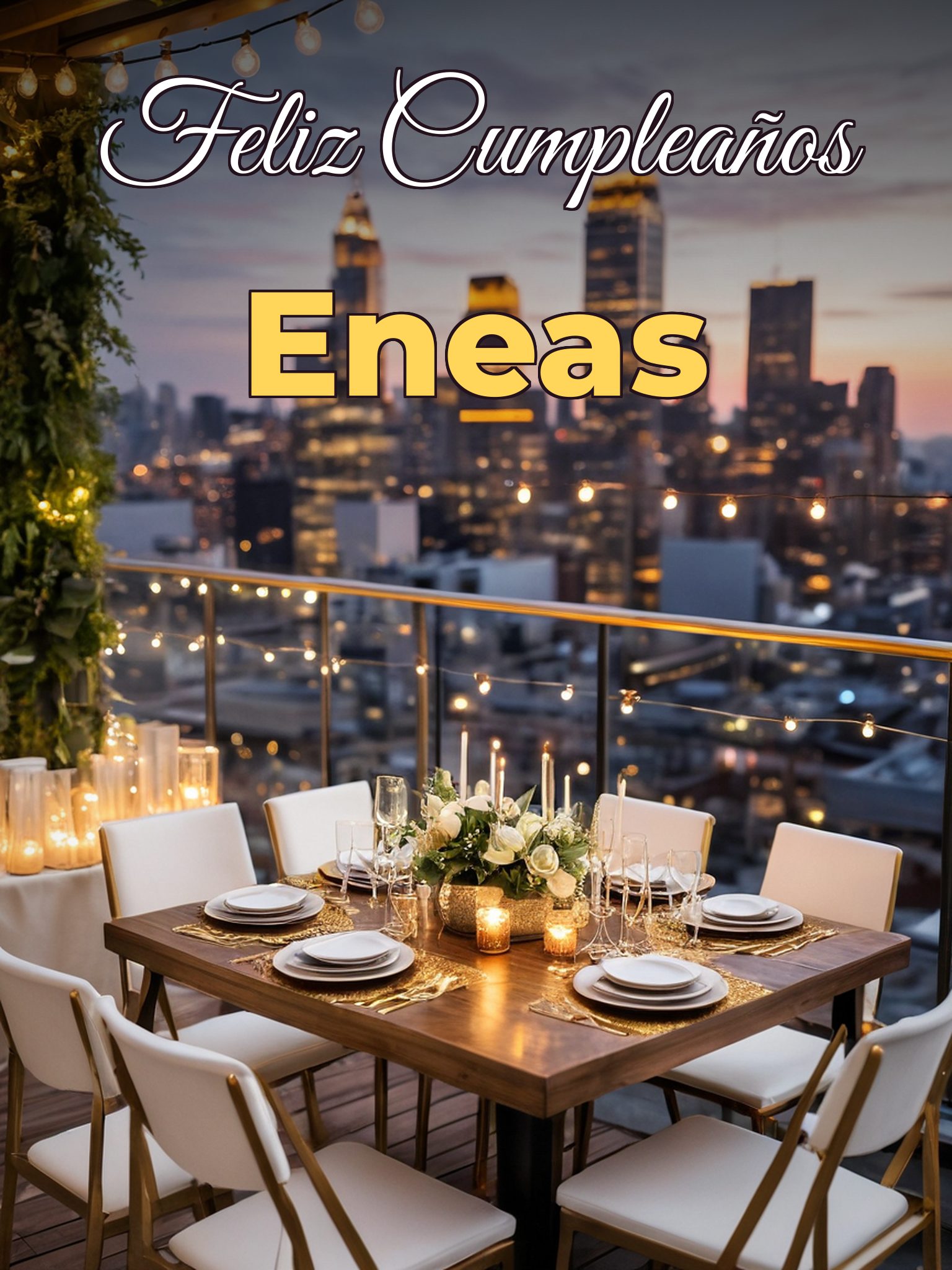 Feliz cumpleaños eneas