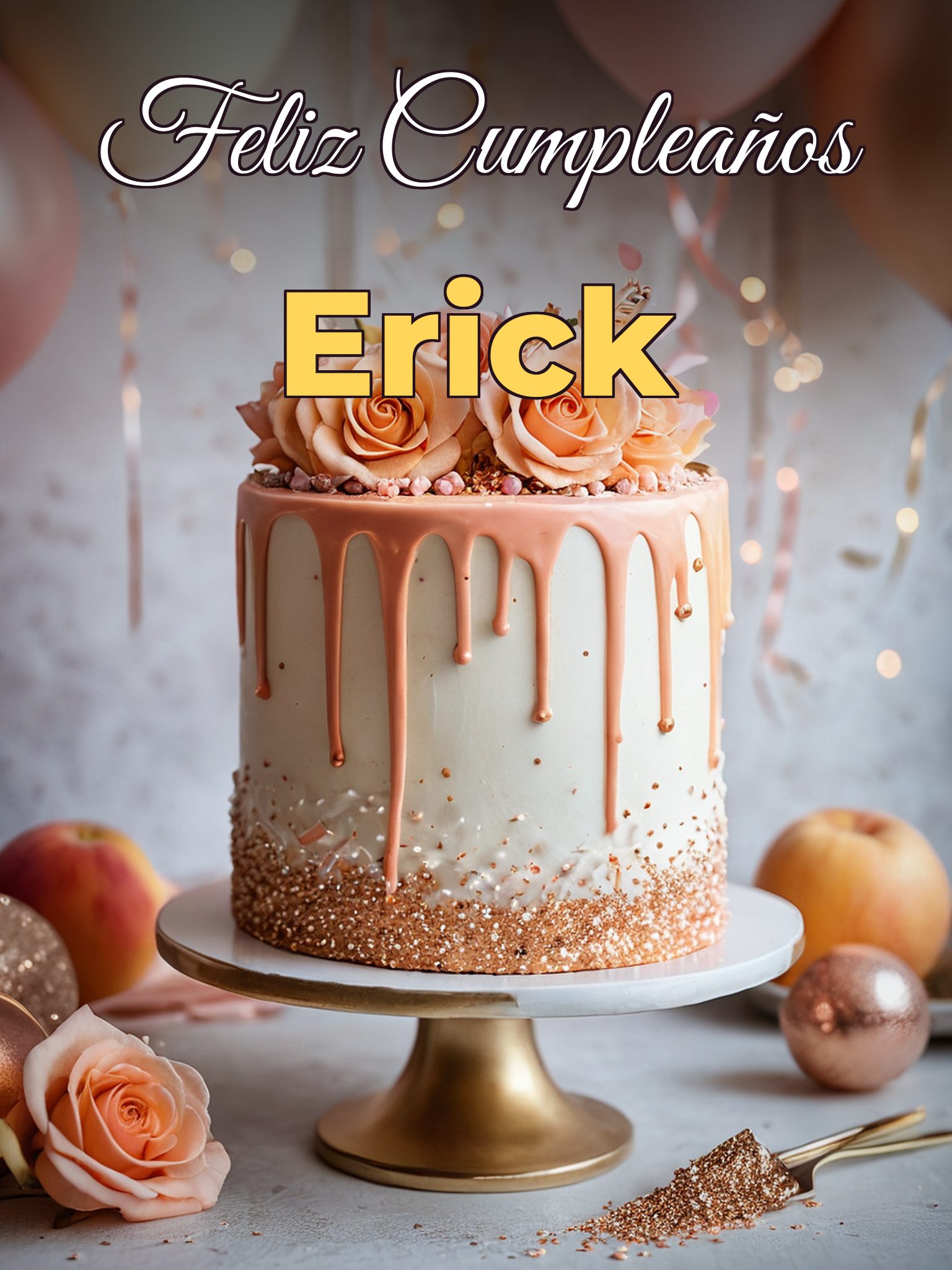 Feliz cumpleaños erick