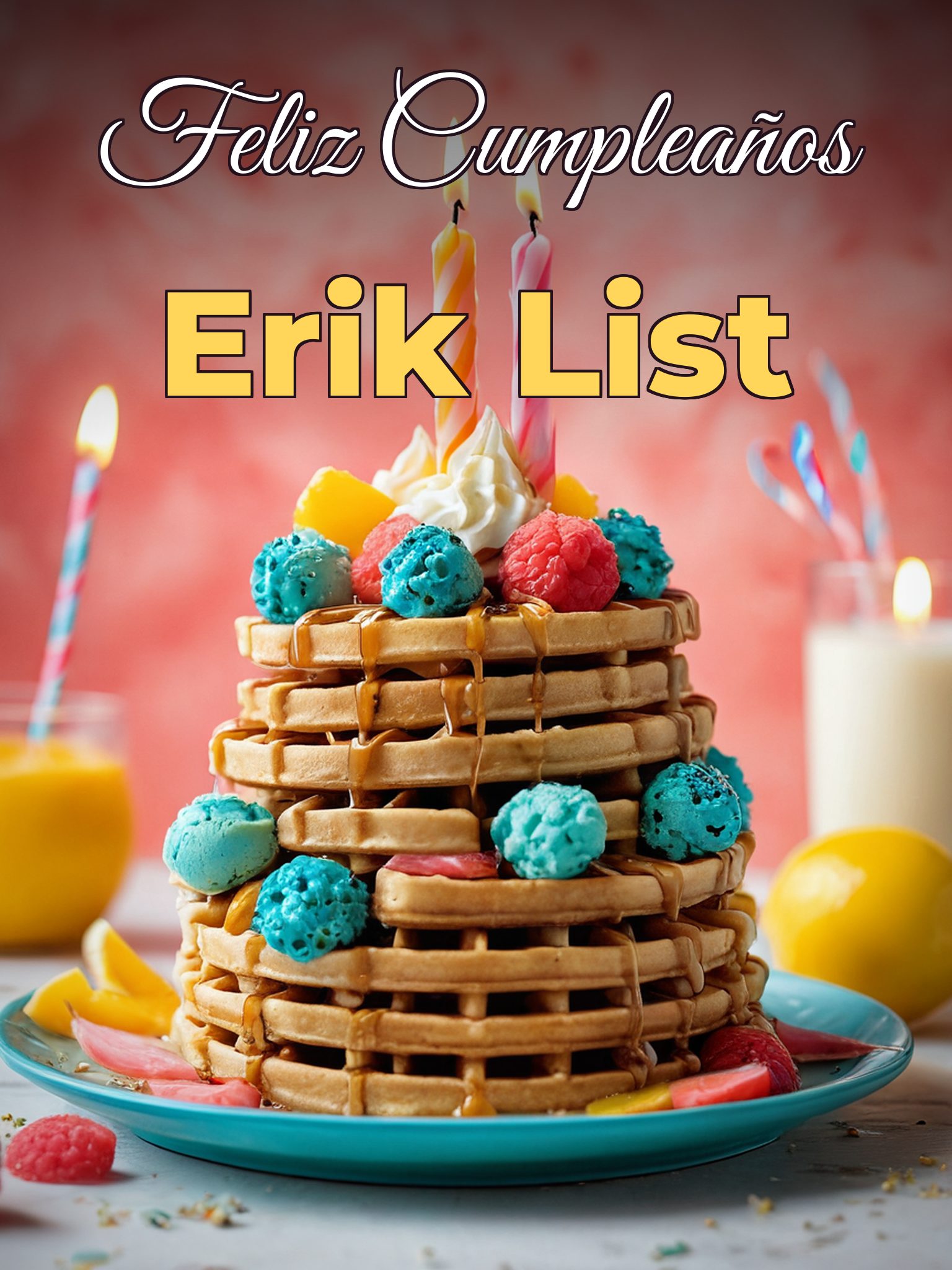 Feliz cumpleaños erik list