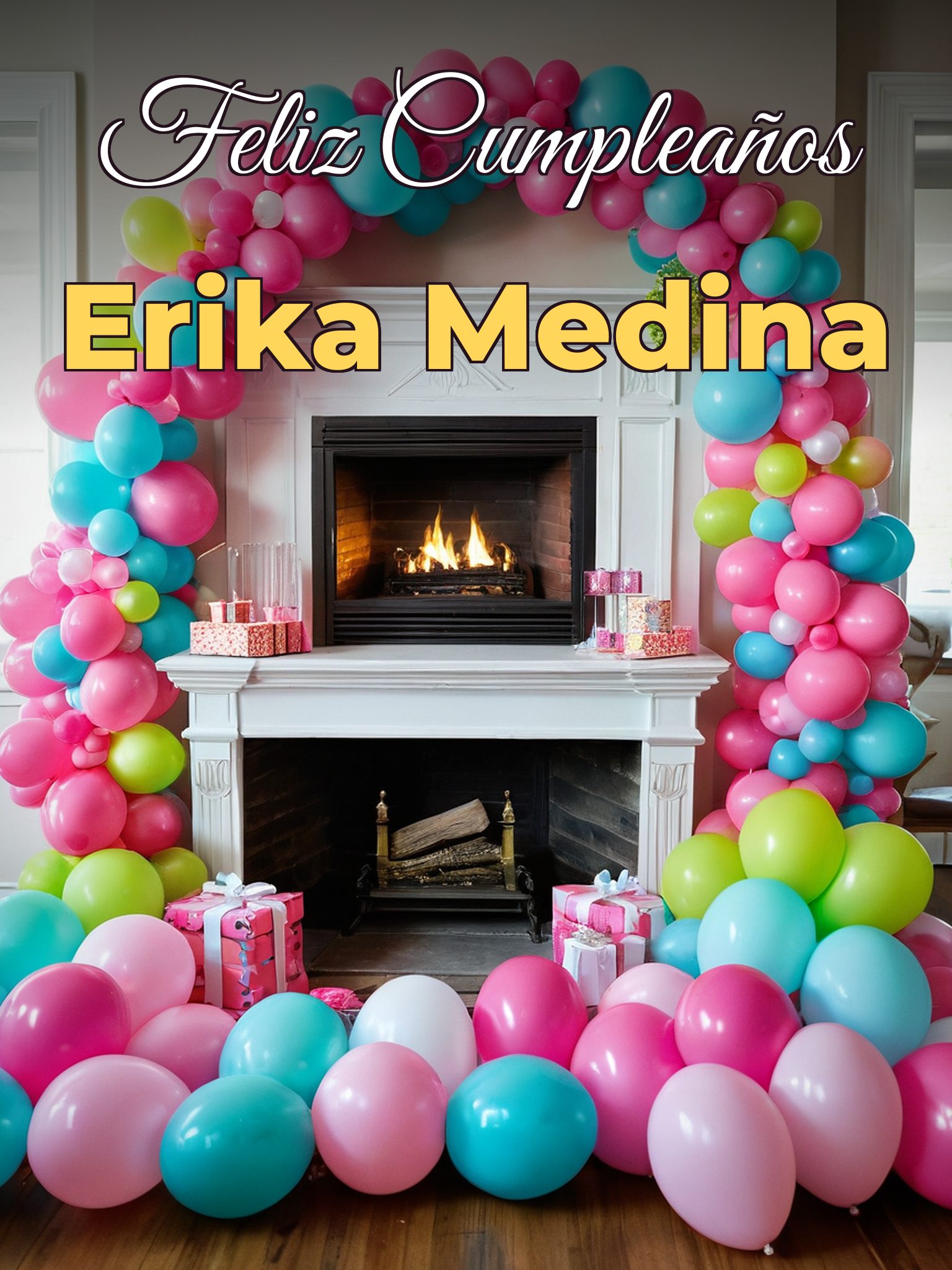 Feliz cumpleaños erika medina