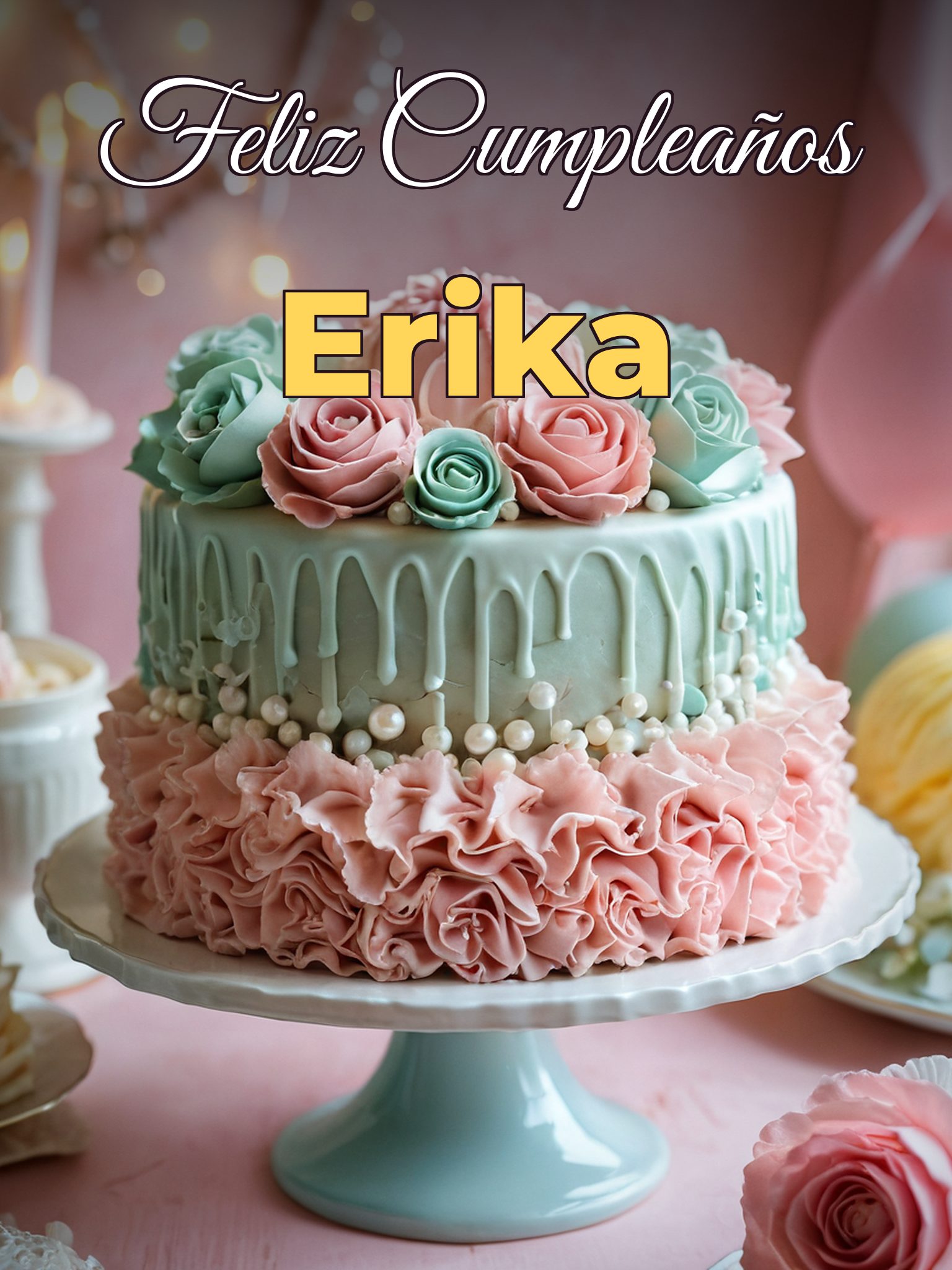 Feliz cumpleaños erika