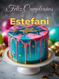 Feliz cumpleaños estefani