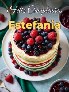 Feliz cumpleaños estefania