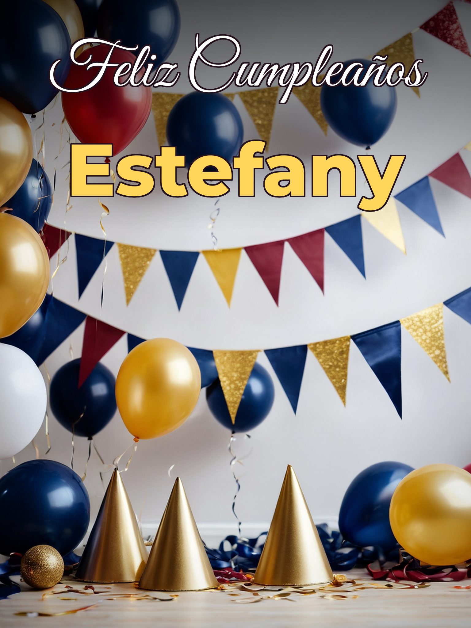 Feliz cumpleaños estefany