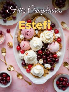 Feliz cumpleaños estefi
