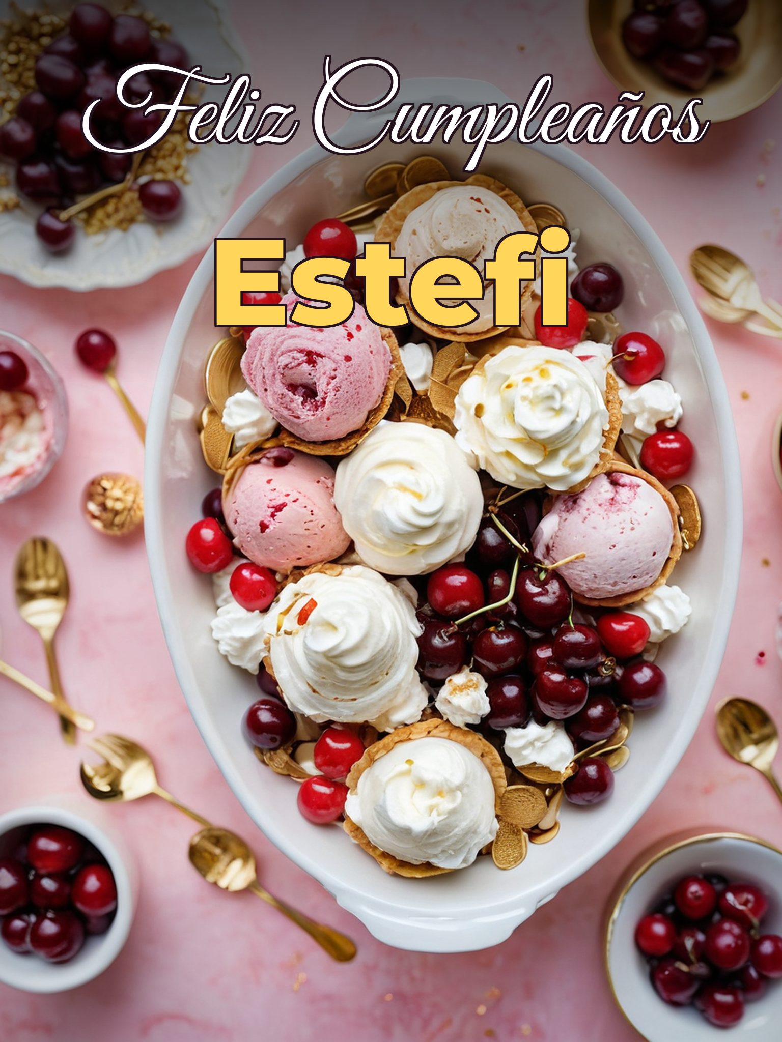 Feliz cumpleaños estefi