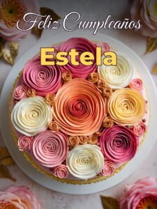 Feliz cumpleaños estela