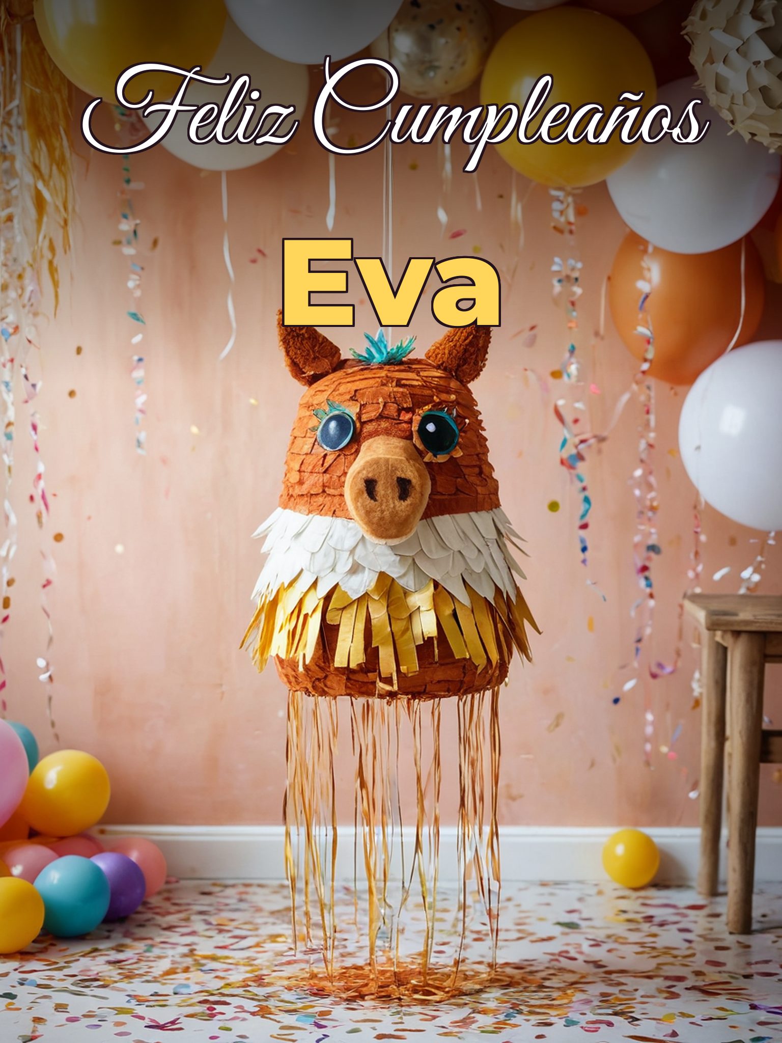 Feliz cumpleaños eva
