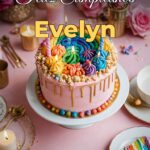feliz cumpleaños evelyn