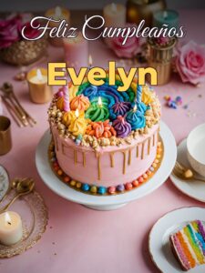 Feliz cumpleaños evelyn