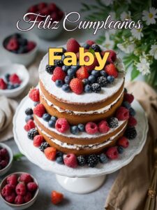 Feliz cumpleaños faby