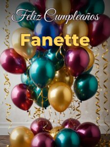 Feliz cumpleaños fanette