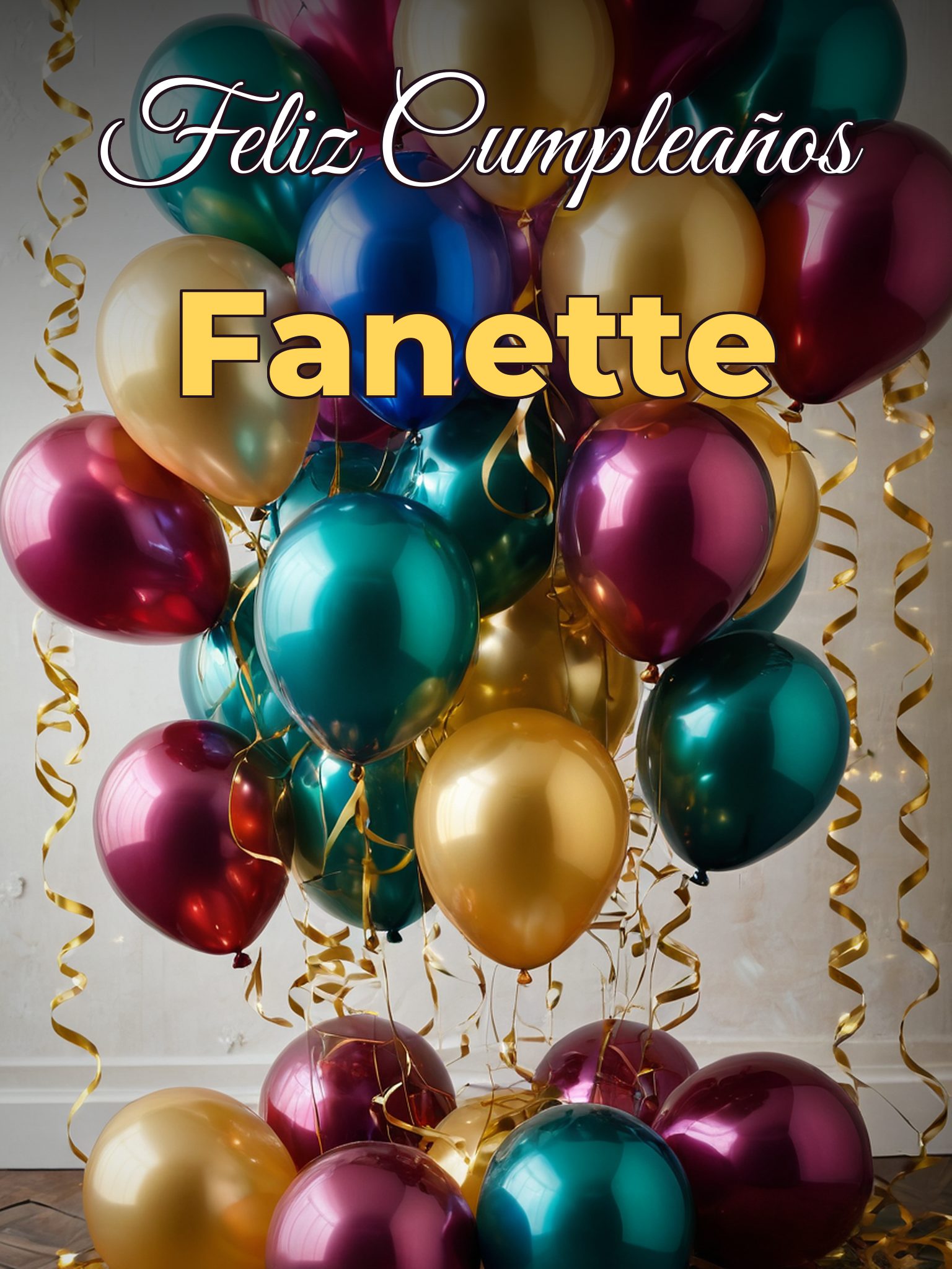 Feliz cumpleaños fanette