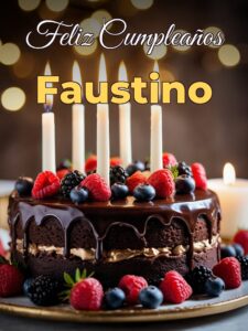 Feliz cumpleaños faustino
