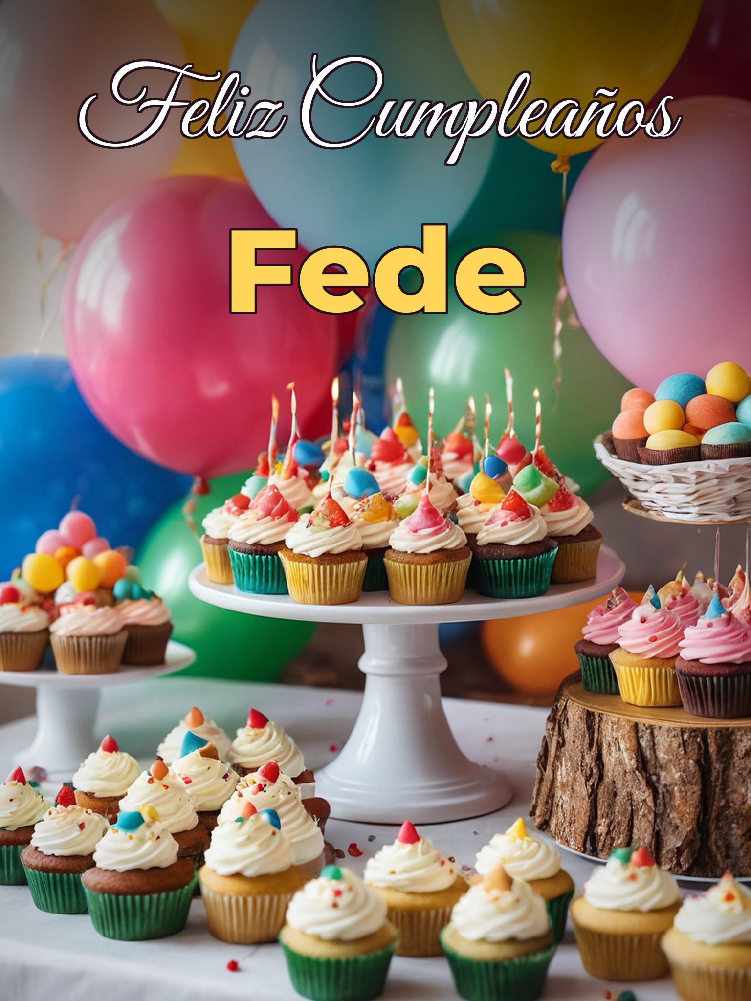 Feliz cumpleaños fede
