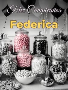 Feliz cumpleaños federica