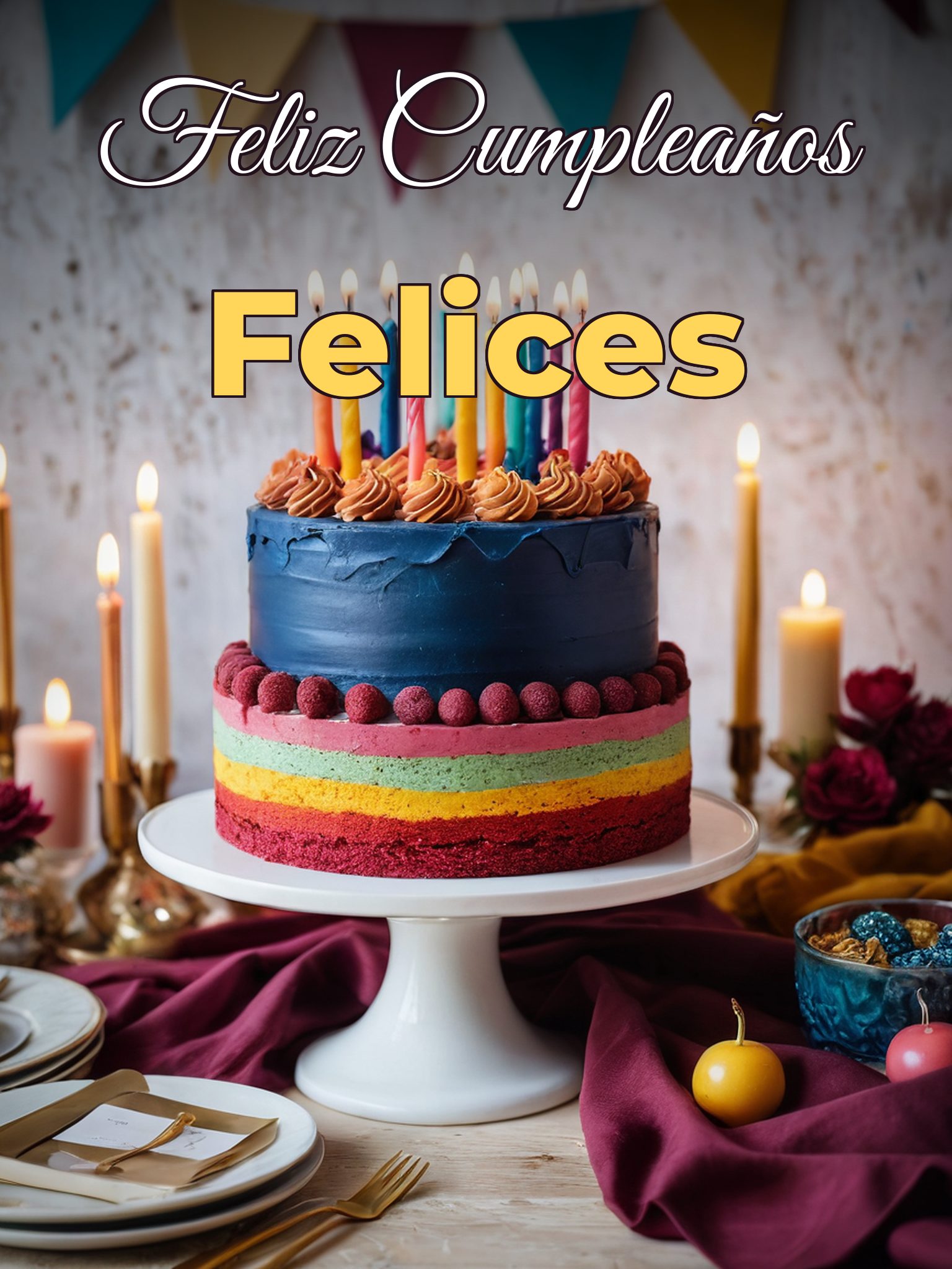 Feliz cumpleaños felices