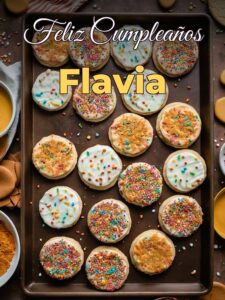 Feliz cumpleaños flavia