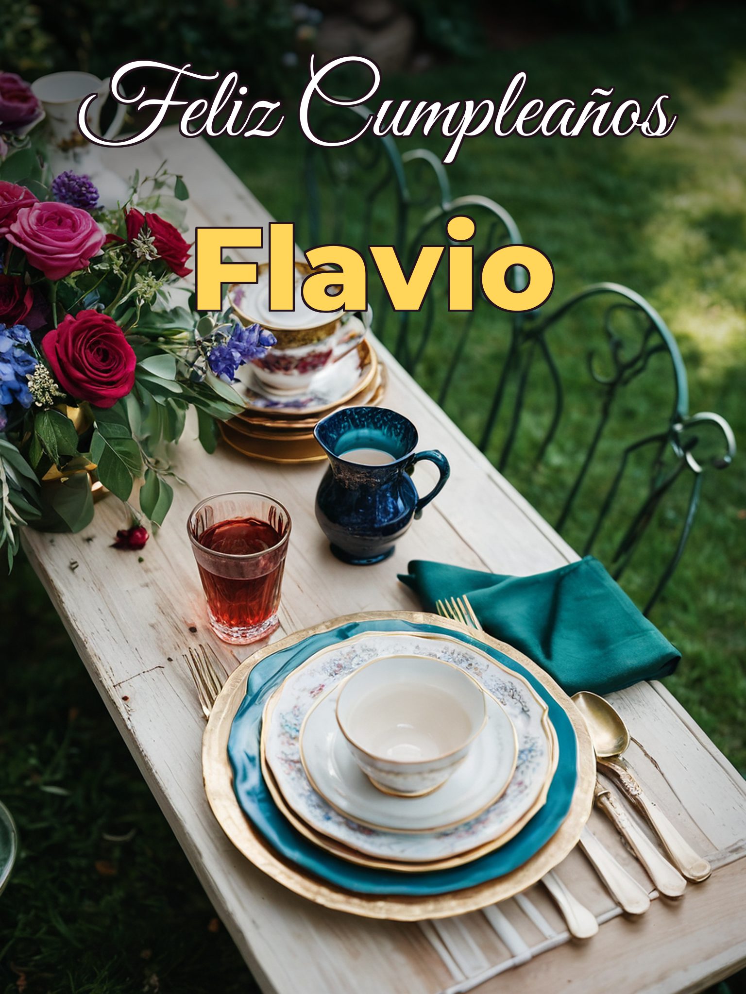 Feliz cumpleaños flavio