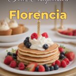 feliz cumpleaños florencia
