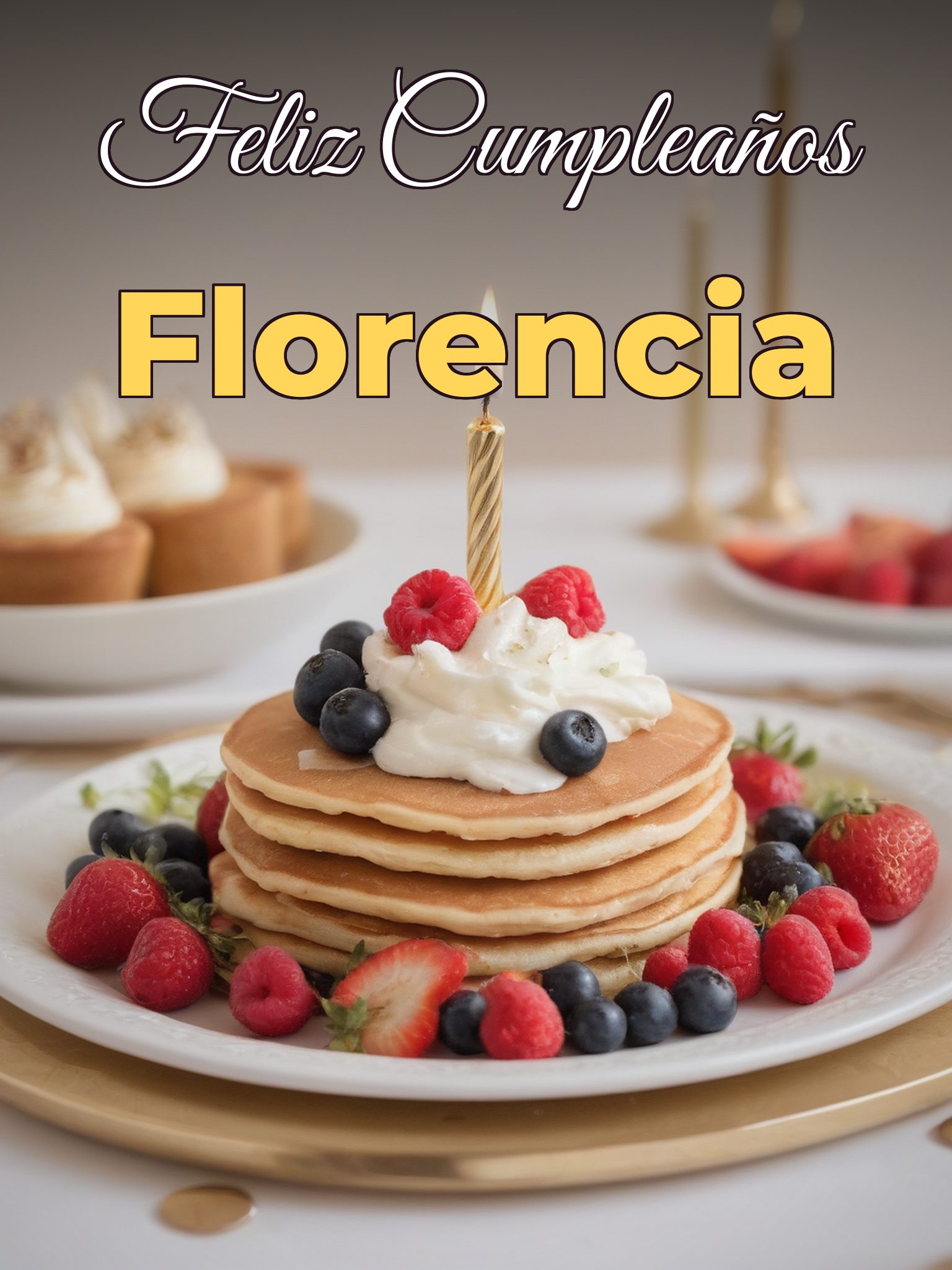 Feliz cumpleaños florencia