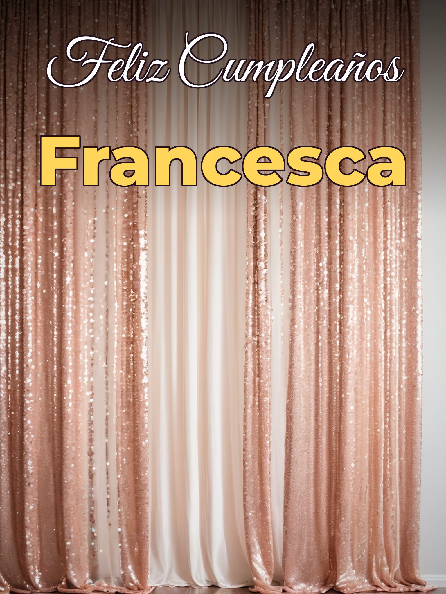 Feliz cumpleaños francesca