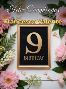 Feliz cumpleaños francesco valente