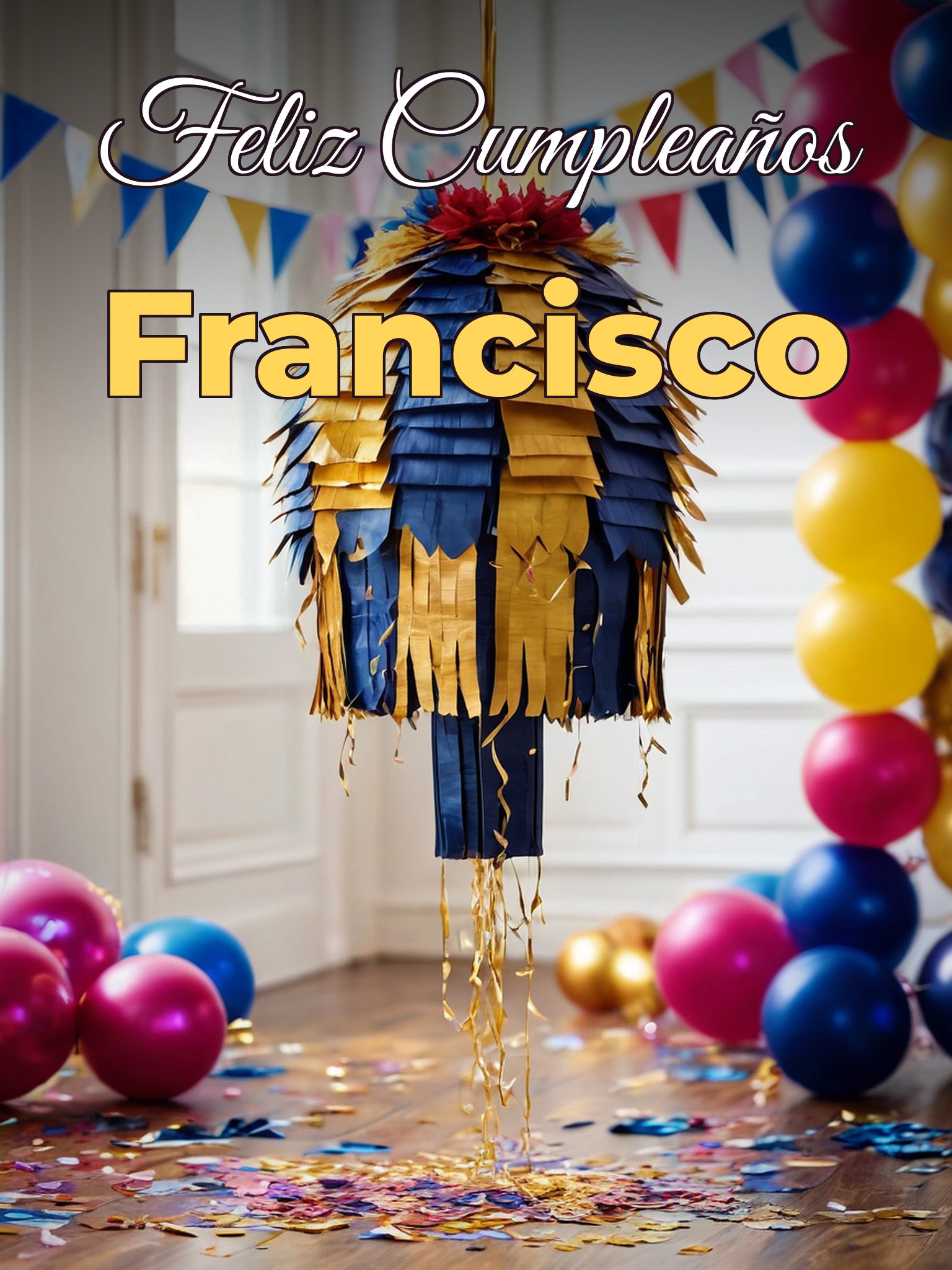 Feliz cumpleaños francisco