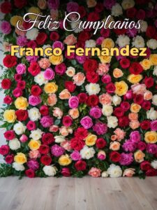 Feliz cumpleaños franco fernandez