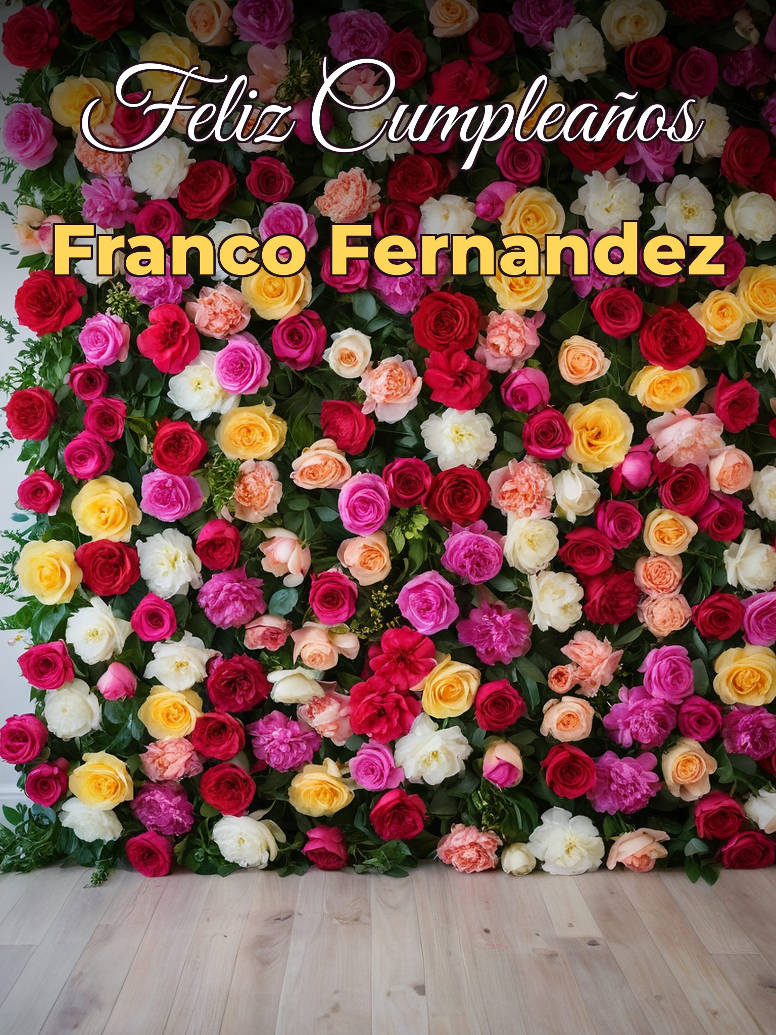 Feliz cumpleaños franco fernandez