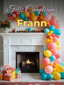 Feliz cumpleaños frann