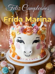 Feliz cumpleaños frida marina