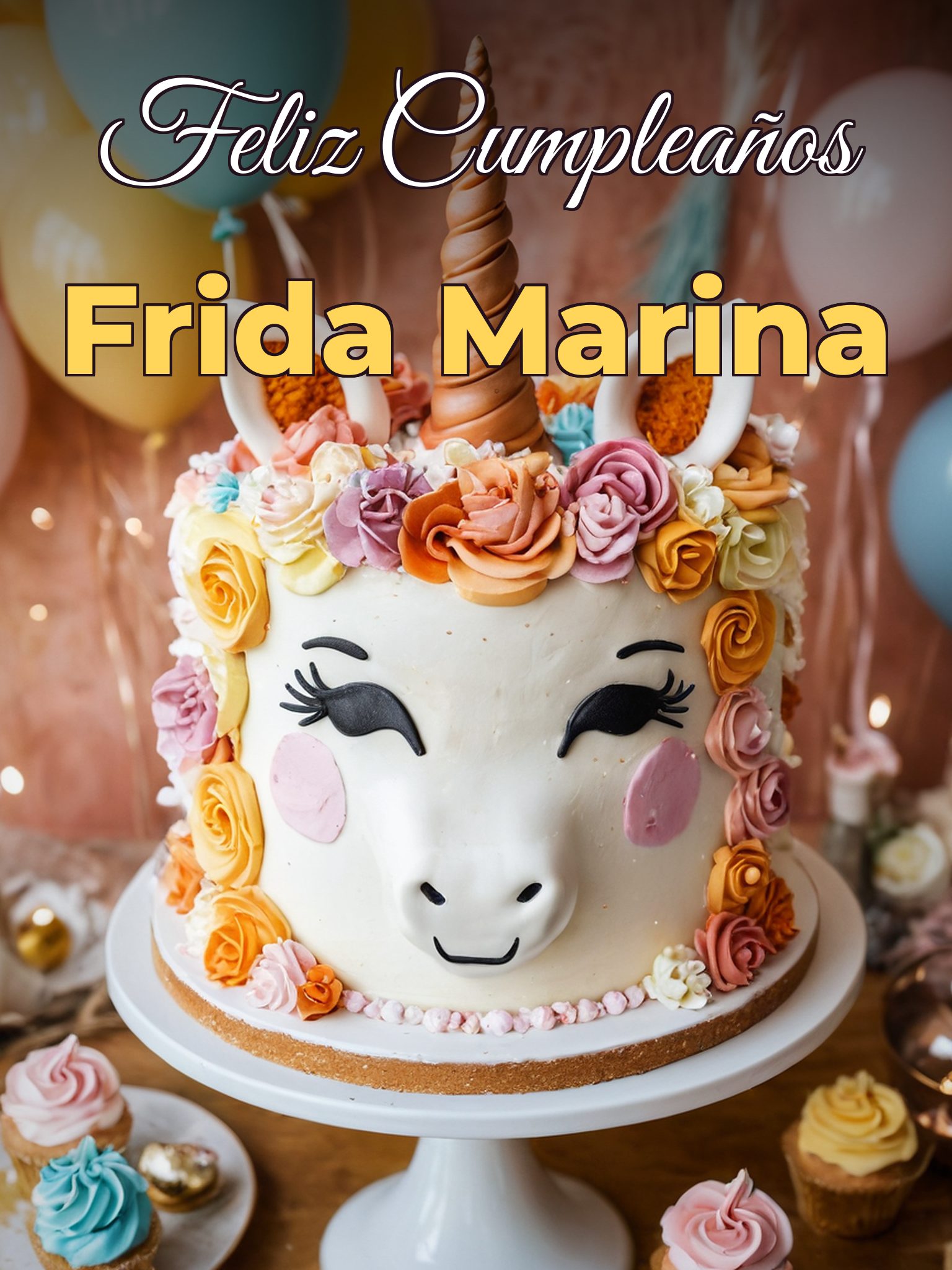 Feliz cumpleaños frida marina