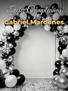 Feliz cumpleaños gabriel mardones