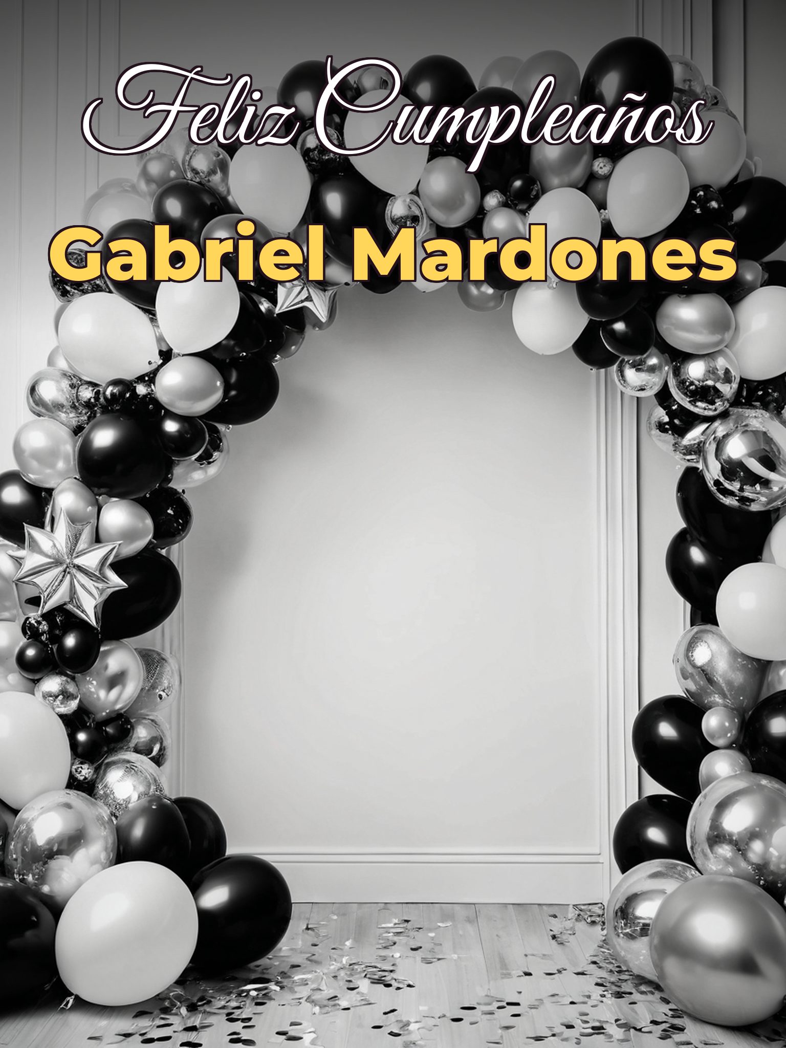 Feliz cumpleaños gabriel mardones