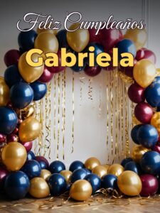 Feliz cumpleaños gabriela