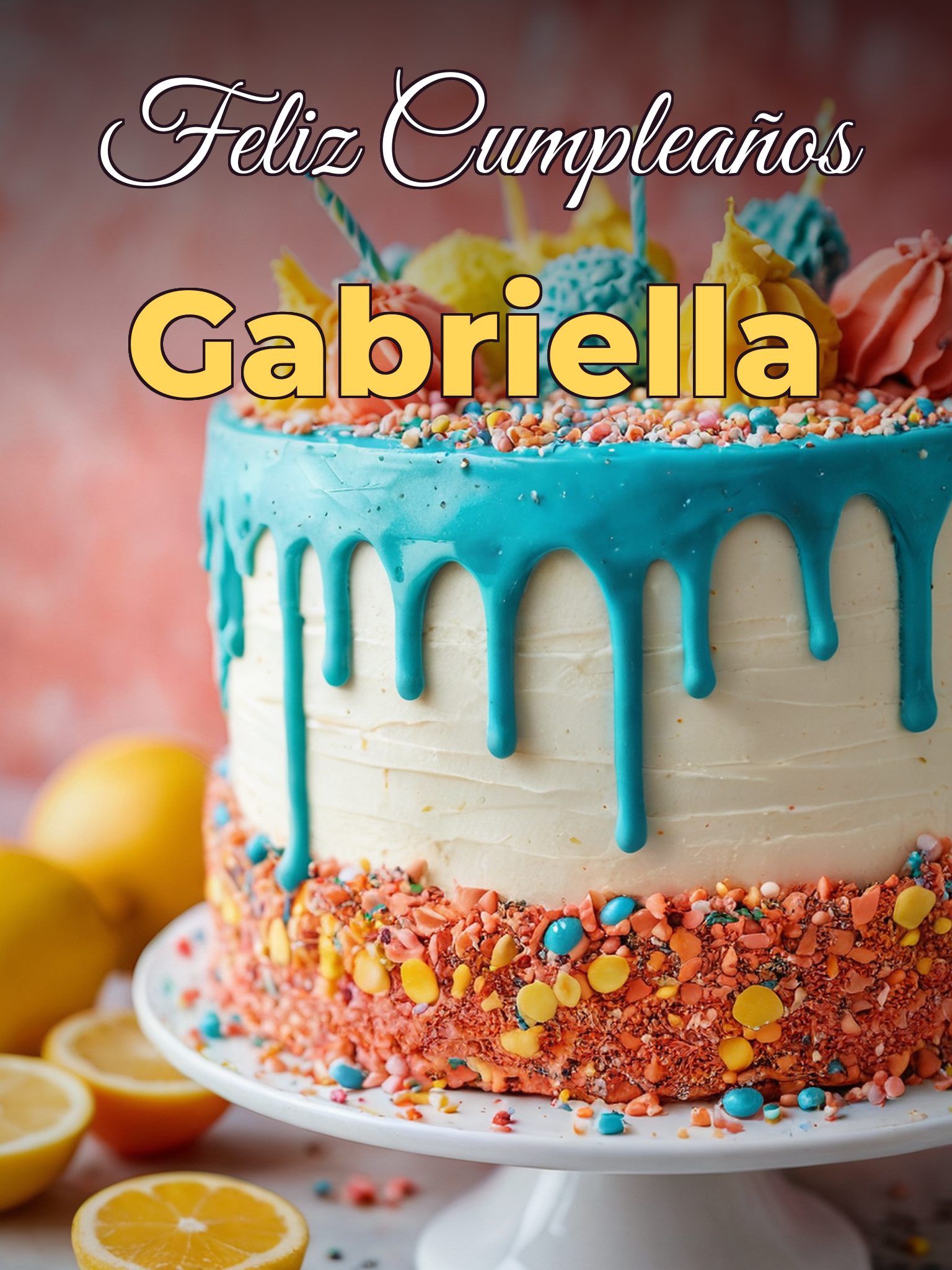 Feliz cumpleaños gabriella