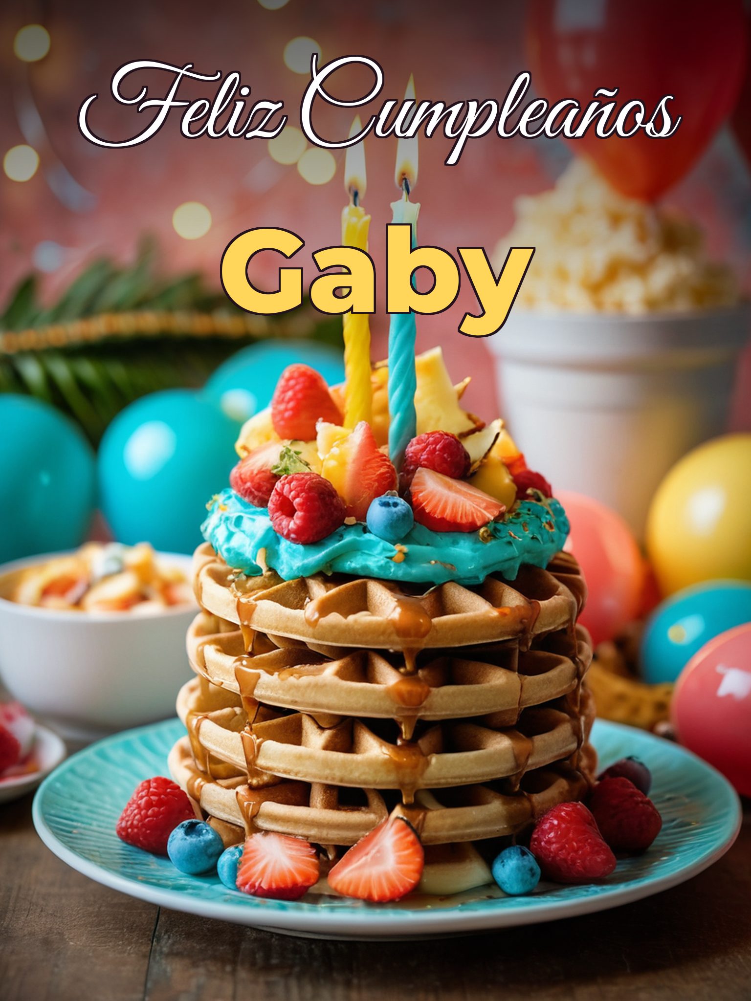 Feliz cumpleaños gaby
