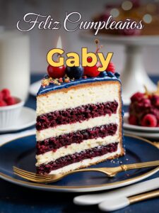 Feliz cumpleaños gaby