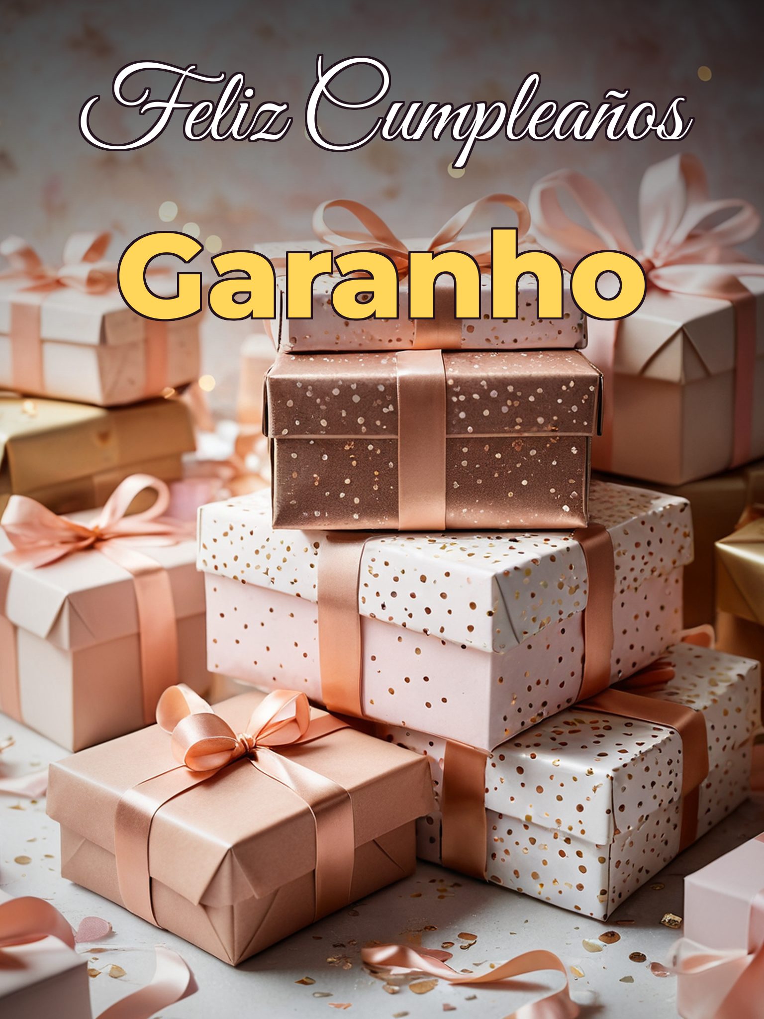 Feliz cumpleaños garanho