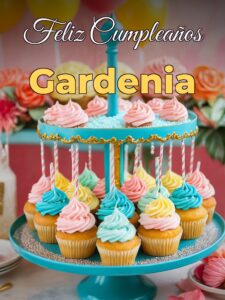 Feliz cumpleaños gardenia