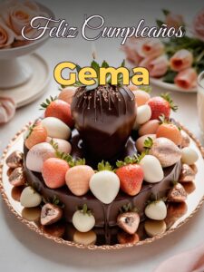 Feliz cumpleaños gema