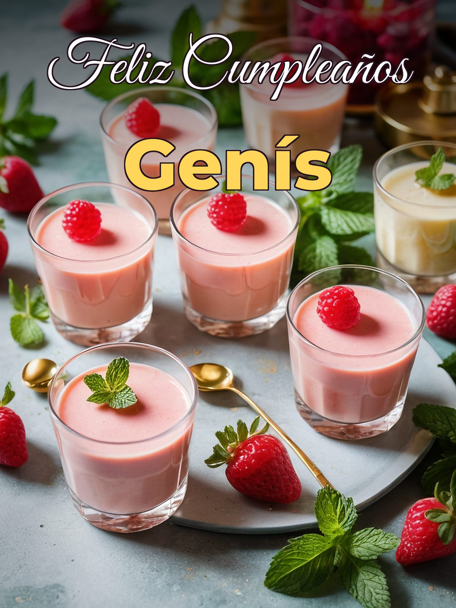 Feliz cumpleaños genís