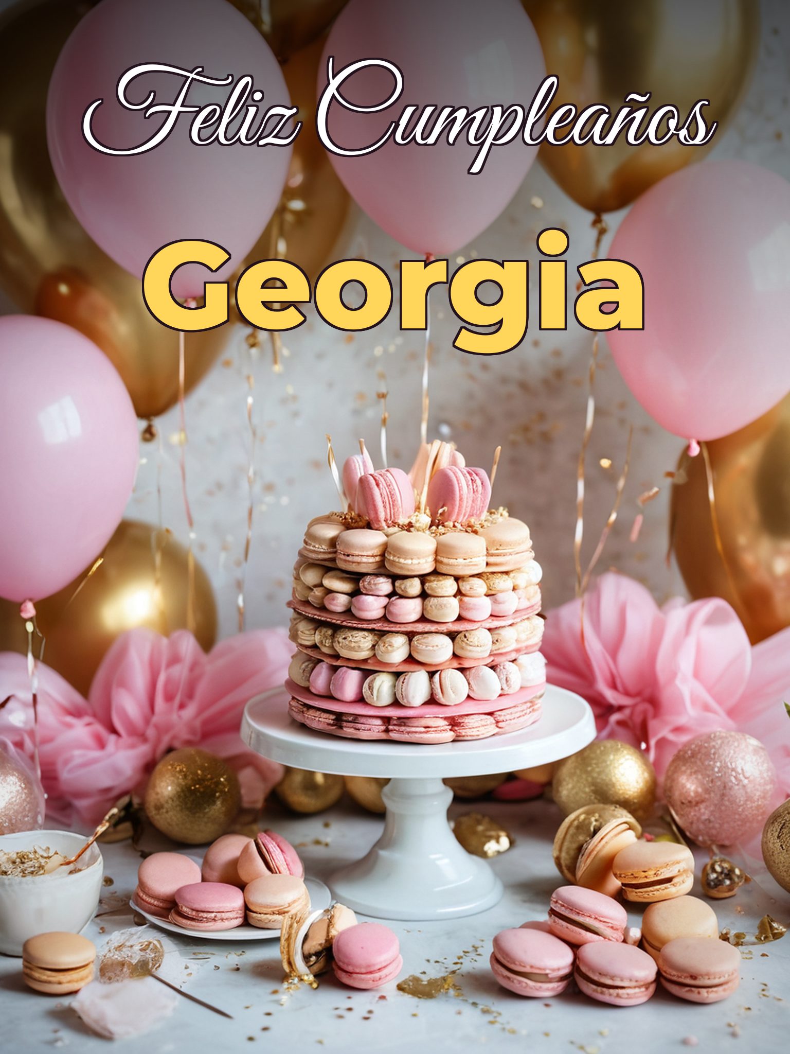 Feliz cumpleaños georgia