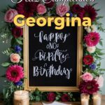 feliz cumpleaños georgina