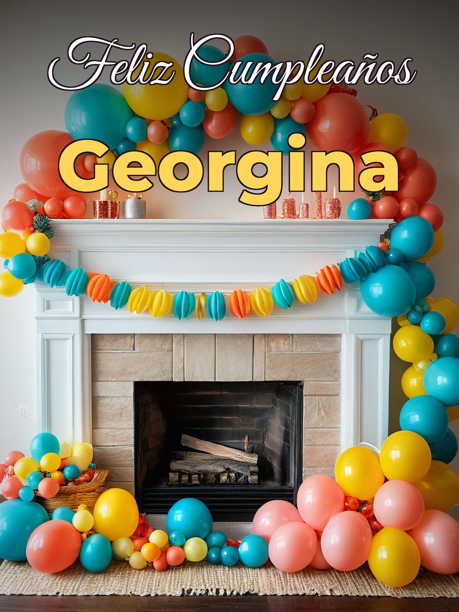 Feliz cumpleaños georgina