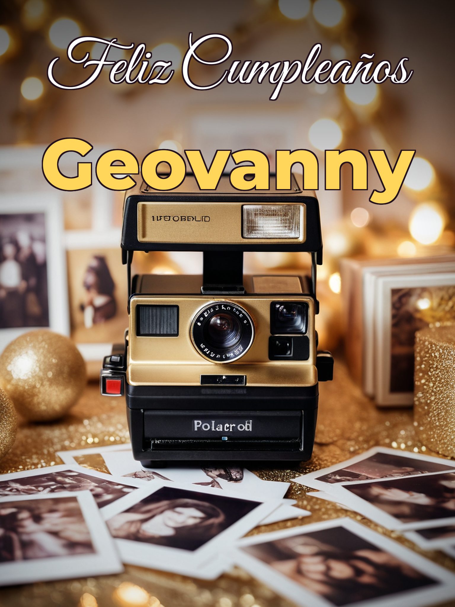 Feliz cumpleaños geovanny