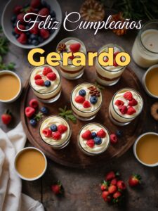 Feliz cumpleaños gerardo