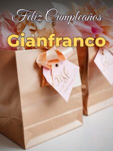 Feliz cumpleaños gianfranco